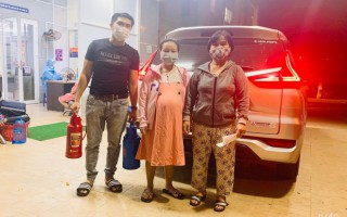 “Chiến binh thép” và những chuyến xe “vượt bão Covid” chở bà bầu đi sinh ở Đà Nẵng