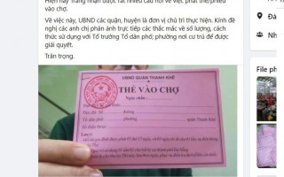 Người Đà Nẵng đi chợ bằng "tem phiếu": Bất cập cấp phát cho bộ phận sinh viên, người lao động ở trọ