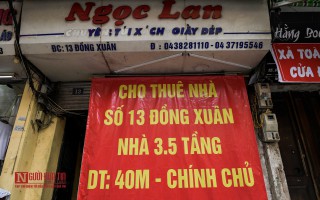 Chưa phục hồi kinh tế, hàng loạt cửa hàng phố cổ Hà Nội lại tiếp tục đóng cửa, treo biển cho thuê