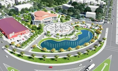 Số phận một quảng trường thị xã đang xây dựng ở Huế ra sao khi bỏ cấp huyện?