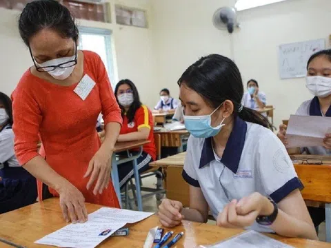 Chấm thi lớp 10 tại Tp.HCM ghi nhận môn toán, ngoại ngữ có nhiều điểm 9,10