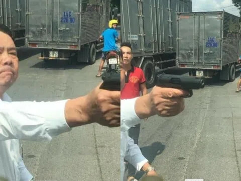 Bất ngờ danh tính người đàn ông rút súng dọa tài xế giữa quốc lộ ở Bắc Ninh