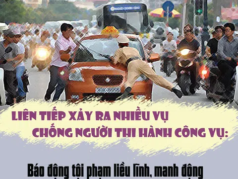 Liên tiếp xảy ra nhiều vụ chống người thi hành công vụ: Báo động tội phạm liều lĩnh, manh động và sự "xuống cấp" về đạo đức