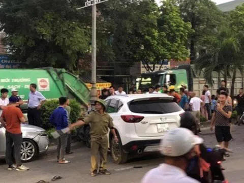 Vụ xe "điên" đâm liên hoàn 10 phương tiện, 1 người chết ở Hà Nội: Danh tính lái xe Mazda 18 tuổi