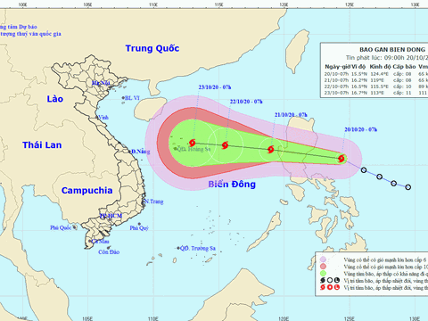 Bão số 8 tiến dần vào miền Trung, đừng hoang mang trước tin giả