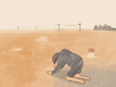 Xúc động bộ tranh đau thương miền Trung trong lũ dữ của họa sĩ 9X