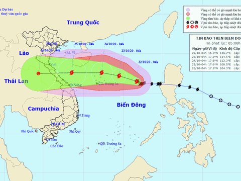 Tin mới nhất về cơn bão số 8: Có khả năng mạnh thêm
