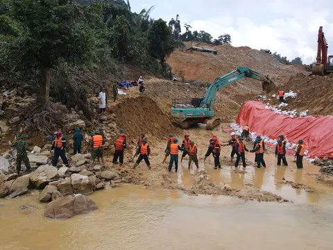 Thông tin mới về công tác tìm kiếm các nạn nhân mất tích ở Rào Trăng 3