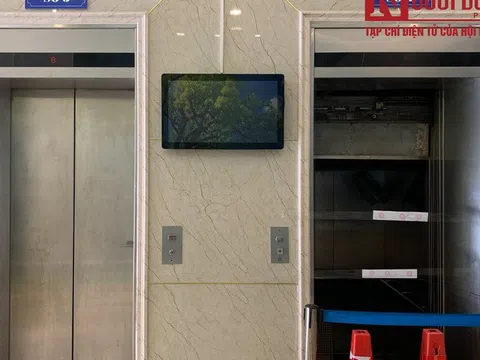 Hãi hùng hiện trường thang máy rơi tự do từ tầng 5 tại Hà Nội