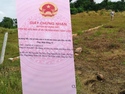 Lật tẩy chiêu lừa của đường dây phân lô bán nền và làm sổ đỏ giả