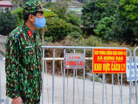 Cận cảnh thôn Kim Điền hơn 900 người liên quan đến bệnh nhân số 1552 bị phong tỏa