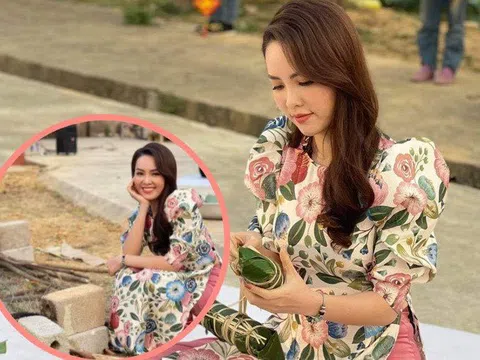 Á hậu Thụy Vân tâm sự chuyện hậu trường khi đi quay ngày dịch Covid- 19