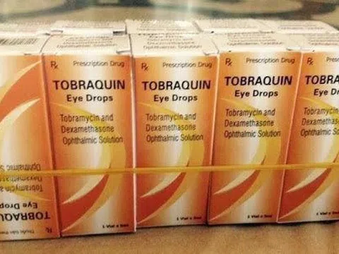 Thu hồi toàn quốc lô thuốc thuốc nhỏ mắt Tobraquin do không đạt chất lượng