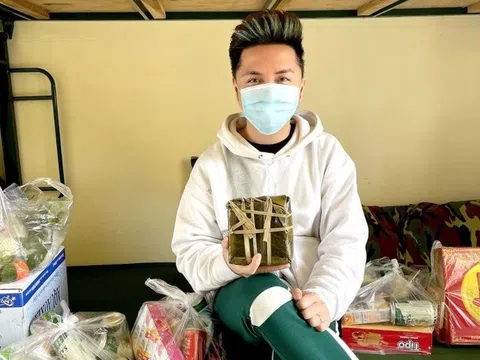 Tết "gói gọn trong 3 từ" của ca sĩ Minh Vương ở khu cách ly