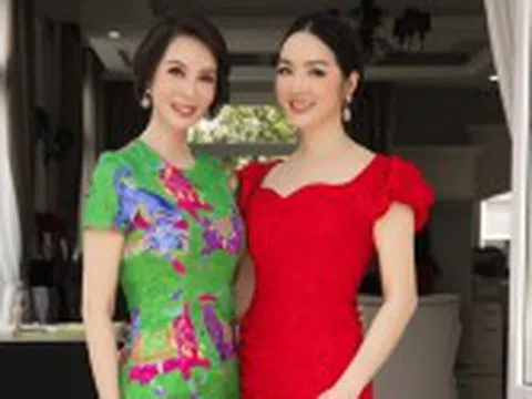 Cặp bạn thân "hack tuổi" Thanh Mai - Giáng My khoe sắc vóc rạng rỡ, đầy mê đắm