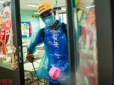 Hà Nội: Trường học phun khử khuẩn sẵn sàng đón học sinh