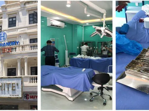 Bị kiểm tra đột xuất, viện thẩm mỹ Hà Nội bất ngờ đóng cửa, nói "mất chìa khóa"