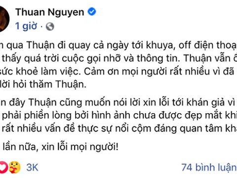 Thuận Nguyễn lên tiếng về việc biến mất bí ẩn sau khi lộ ảnh gầy trơ xương