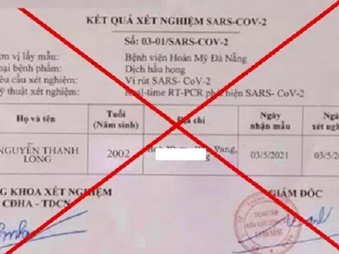 Quảng Nam: Truy tìm kẻ tung tin giả về ca dương tính với SARS-CoV-2