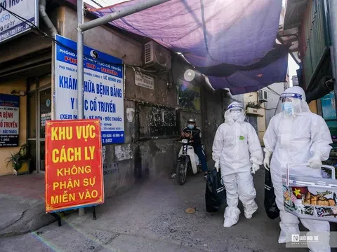 Hà Nội: Tạm phong toả UBND phường, cùng nhiều khu dân cư liên quan