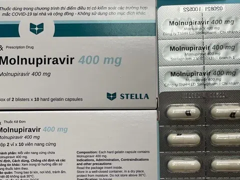 Cấp giấy lưu hành với 3 thuốc chứa Molnupiravir điều trị Covid-19