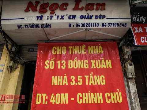 Chưa phục hồi kinh tế, hàng loạt cửa hàng phố cổ Hà Nội lại tiếp tục đóng cửa, treo biển cho thuê