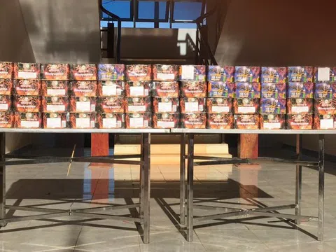 Đồn biên phòng phát hiện, thu giữ hơn 200 kg pháo lậu