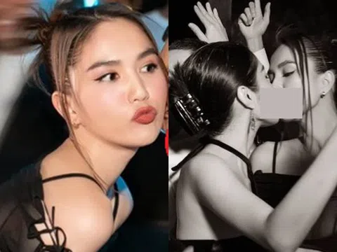 “Chấn động” nụ hôn đồng giới của chân dài hở bạo nhất showbiz