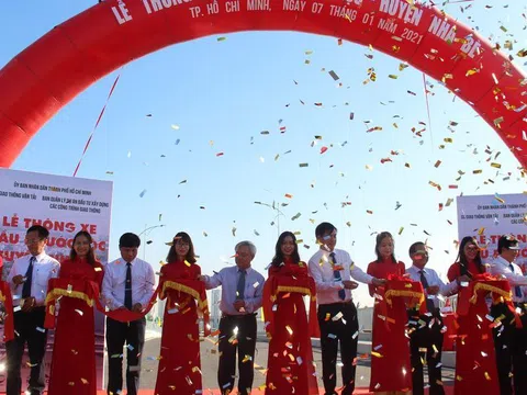 Cầu Phước Lộc chính thức thông xe sau 8 năm chờ đợi