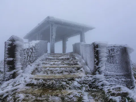 Dự báo thời tiết ngày 8/1: Rét đậm, rét hại bao trùm toàn miền Bắc, đỉnh Mẫu Sơn -1,4 độ C