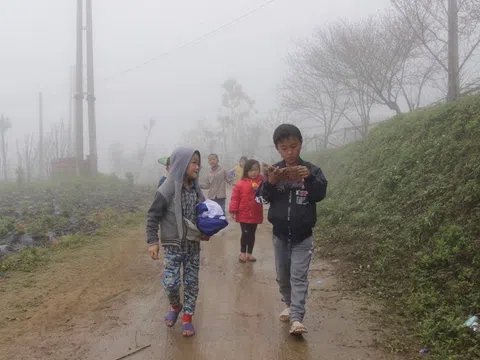 Nhiệt độ xuống dưới 2 độ C, học sinh vùng biên giới phải nghỉ học