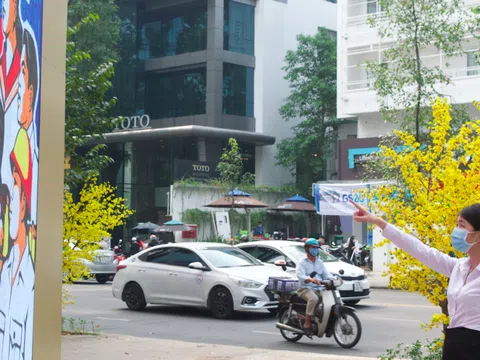 Sắc màu chào Đại hội XIII của Đảng ở thành phố mang tên Bác